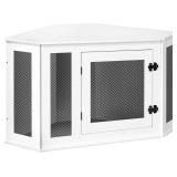 $133 Corner Dog Crate Furniture, Wooden Dog Kennel