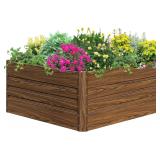 SnugNiture Galvanized Raised Garden Bed 4x2x2FT Ou