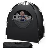 $100 Pack N Play Blackout Cover, ONE-CLICK FOLDING