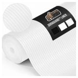 GORILLA GRIP Shelf Liner, DuraGuard Ribbed Waterpr