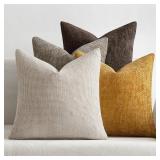 MIULEE Pack of 4 Couch Throw Pillow Covers 20x20 I