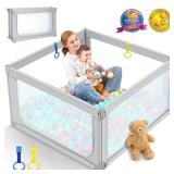 $160 Baby Playpen, Kidirect Foldable Baby Playard,