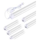 4FT LED Shop Light, T8 Integrated Tube Lights, 6 P