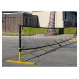 Retrora pickleball folding net assembly