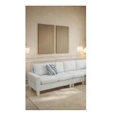 $477 (Left SOFA + CHAIR)L Shaped Sofa Modern Couch
