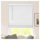 CALYX INTERIORS Faux Wood Blinds with Classic Vala