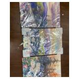 Aaxezm-40 3 pcs canvas prints framed