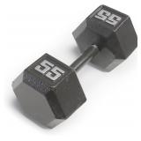 $110 Cast Iron Hex Dumbbell