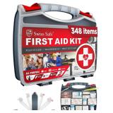 Swiss Safe 2-in-1 First Aid Kit for Car, Travel &