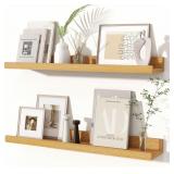 Fun Memories Picture Ledge Shelves Set of 2, 24 In