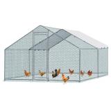 $174 Outvita Chicken Coop, 13 10 FT Large Metal Ch