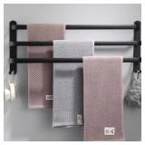 3 Tier Towel Bar Wall Mounted Bath Towel Rack Towe
