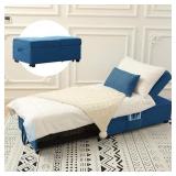 $200 Zenosyne Sleeper Chair Bed Ottoman - 4 in 1 M