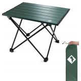 VILLEY Portable Camping Side Table, Ultralight Alu