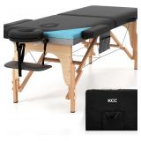$178 KCC Memory Foam Massage Table Premium Portabl
