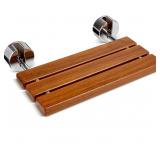 $110 OasisSpace 20" Teak Folding Shower Seat Bench