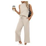 SAMPEEL Two Piece Sets for Women Summer Outfits Lo