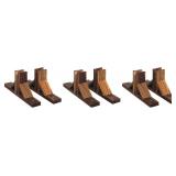 GANAZONO 6 pcs Garden Fence Bases Garden Fence Sta