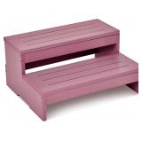 Hot Tub Steps, 2 Step Universal Spa Steps, Wood Ou