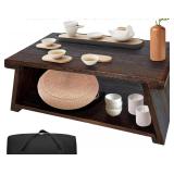 Floor Table, Altar Table Paulownia Folding Design,