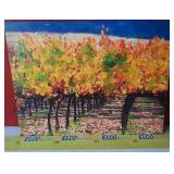 Fall Scene Painting, approx. 3