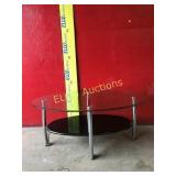 Glass top coffe table