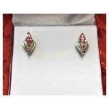 Marque Pink Sapphire earrings