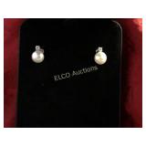 Pearl earrings