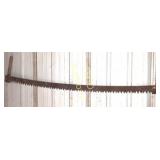 Cross cut antique 2 man large saw