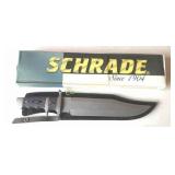 Schrade Scor Bowie knife w/ sheath