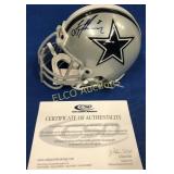 NFL Troy Aikman #8 signed Riddell mini-helmet
