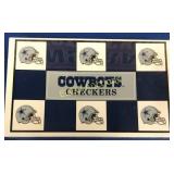 NFL Dallas Cowboys checkers game