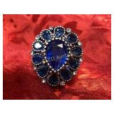 12.24ct. Sapphire dinner ring