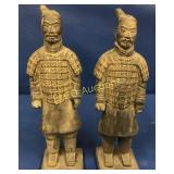 (2) Emperor guard figurine