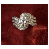 3.88ct. White Sapphire ring