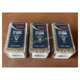 (3) 50 Rd Boxes of CCI .22 LR, x the money
