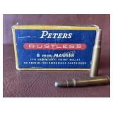 20 Rd Box of Vintage Peters 8mm Mauser