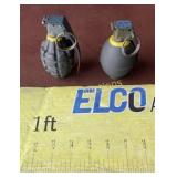 2- Dummy Grenades, Display/ Prop Only