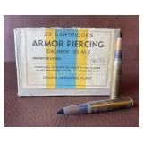 20 Rd Box of Vintage Denver Ordnance Plant .30-06,