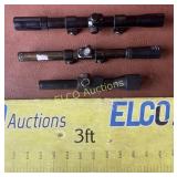 3 Rifle/ BB Gun Scopes