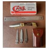 Case XX 174, Changer Knife, Rosewood w/ Blades,