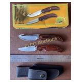 Field Pro II 15-506PW, Fixed Blade Knife Set w/