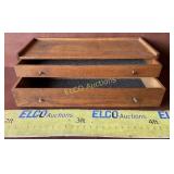 Vintage Ford Motors Wooden Tool Chest