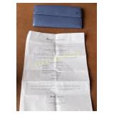 Louis Vuitton, Blue Epi Leather Sarah Wallet