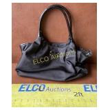 Kate Spade, Black Canvas Handbag