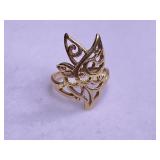 14k Gold, James Avery, Capistrano Open Dove Ring