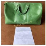 Louis Vuitton, Green Epi Leather Keepall 55 w/