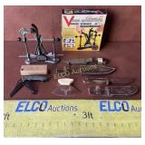 4- Misc. Knives w/ V-Sharp Knife Sharpener
