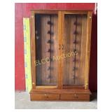 Custom, Wooden Gun Cabinet