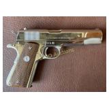 Colt Series 70, Nickle, .45 ACP, Sn#05465G70
